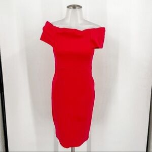 Zara Pink off shoulder dress